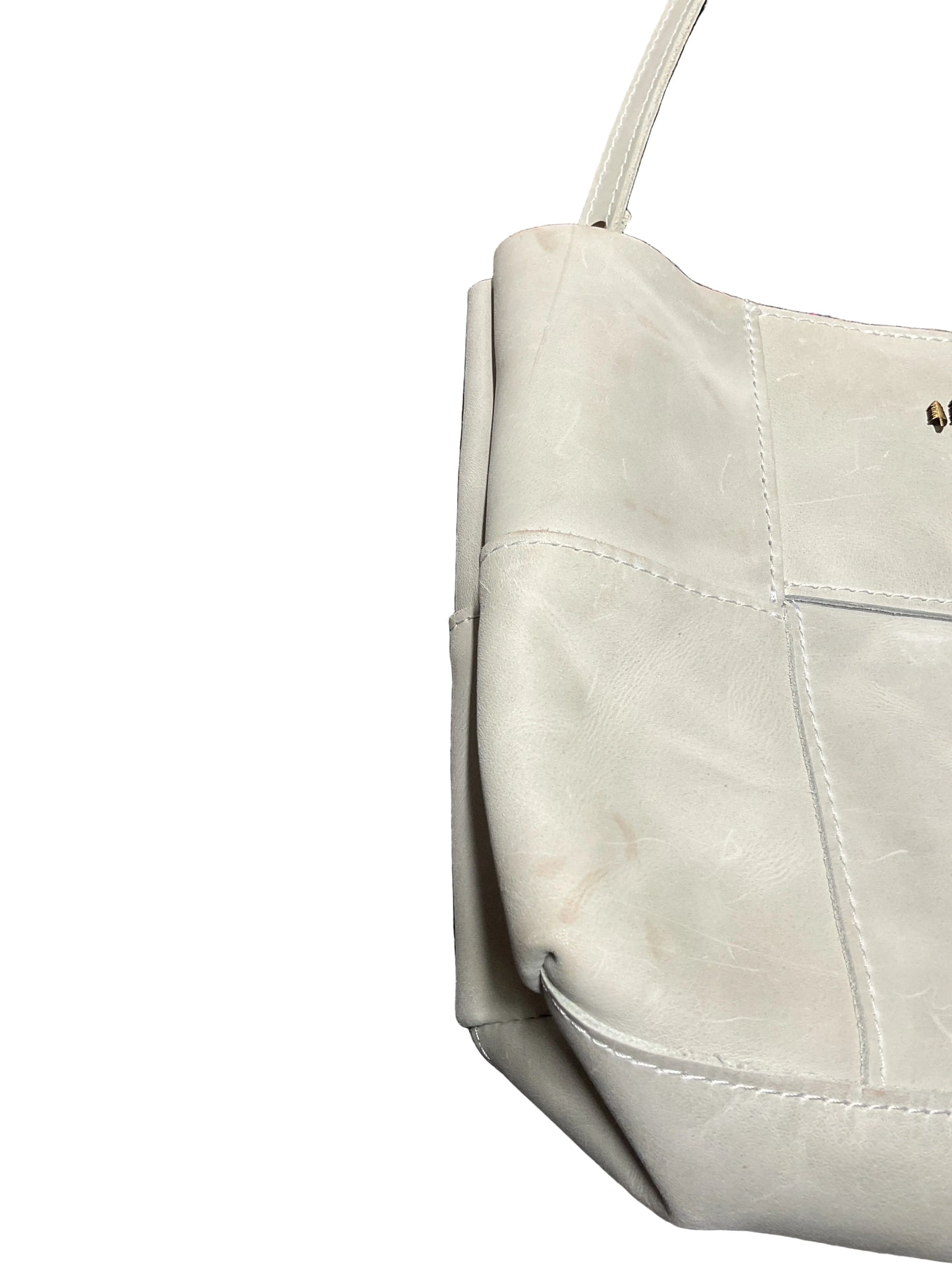 Crossbody Leather By Cma In Grey, Size:Medium