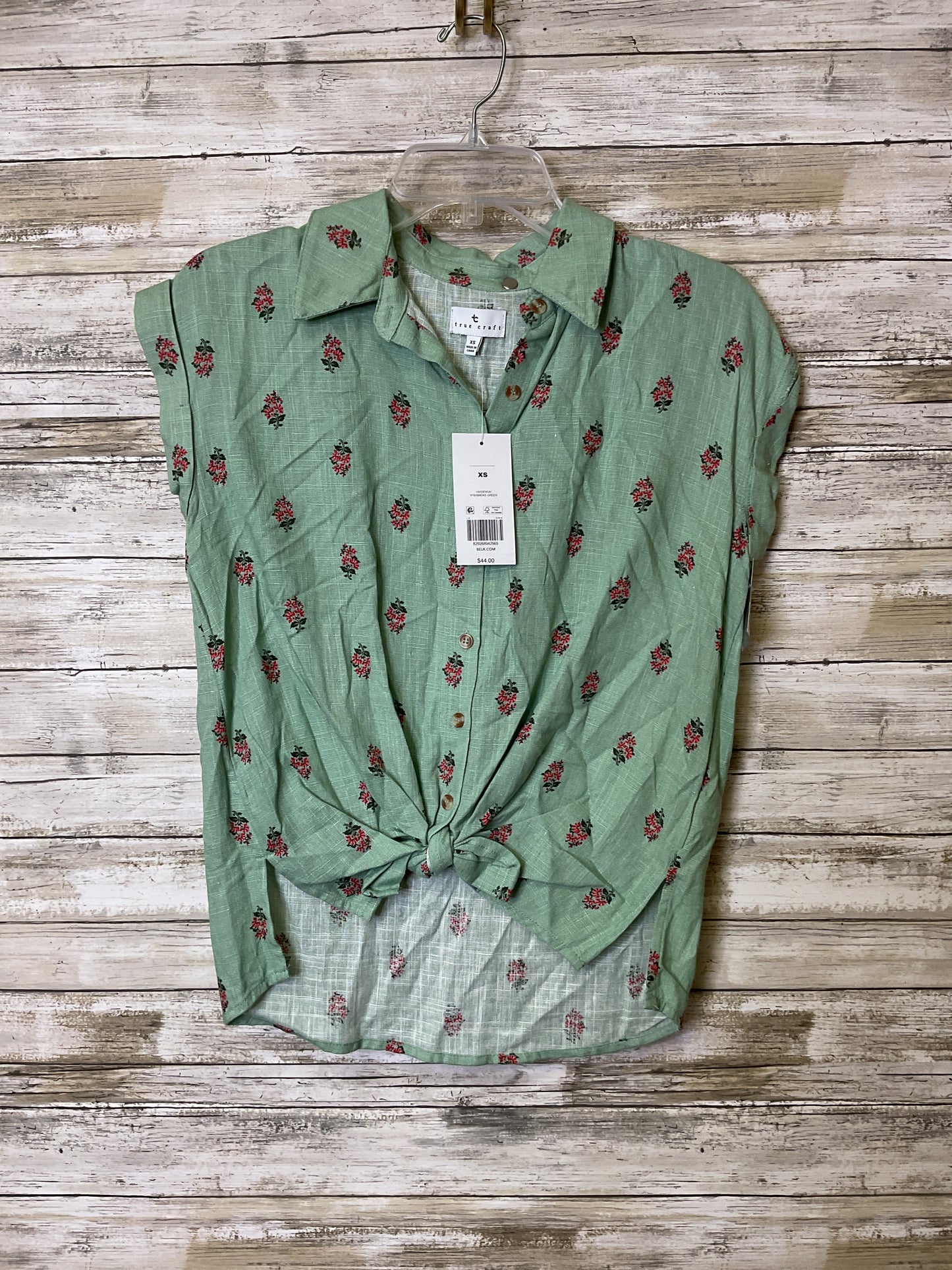 Top Ss By True Craft In Green, Size:Xs