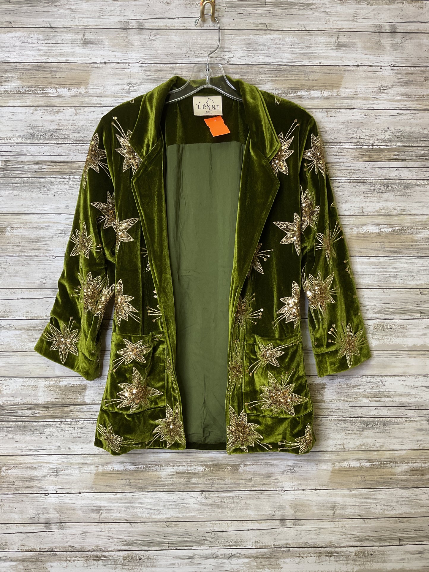 Blazer By Cma In Green, Size:Xs