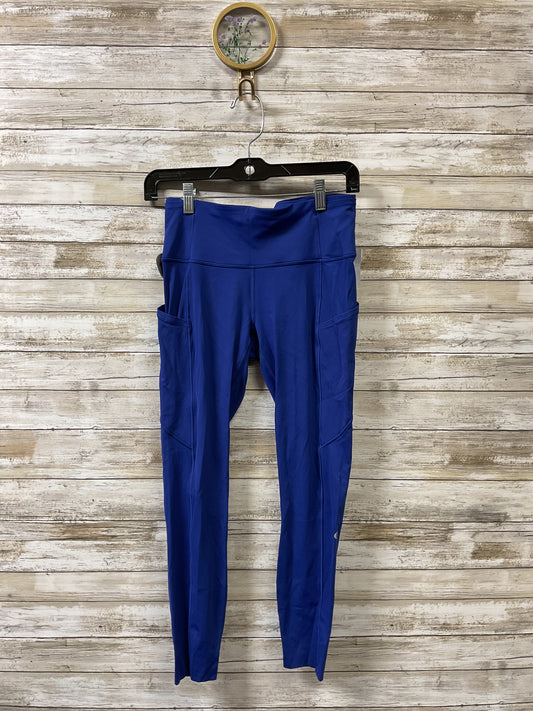 Athletic Leggings By Lululemon In Blue, Size:6