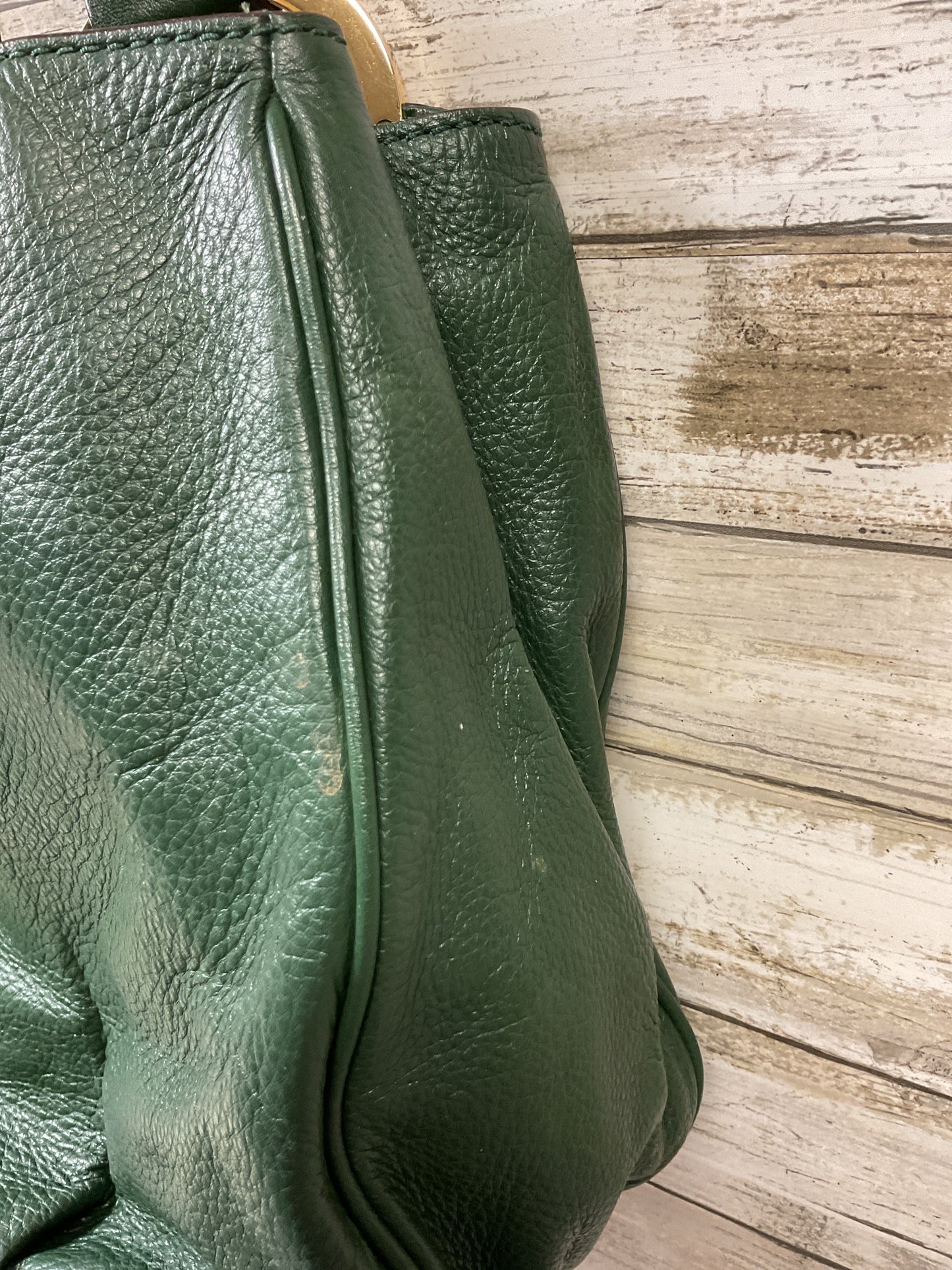 Handbag Designer By Michael Kors In Green, Size:Medium