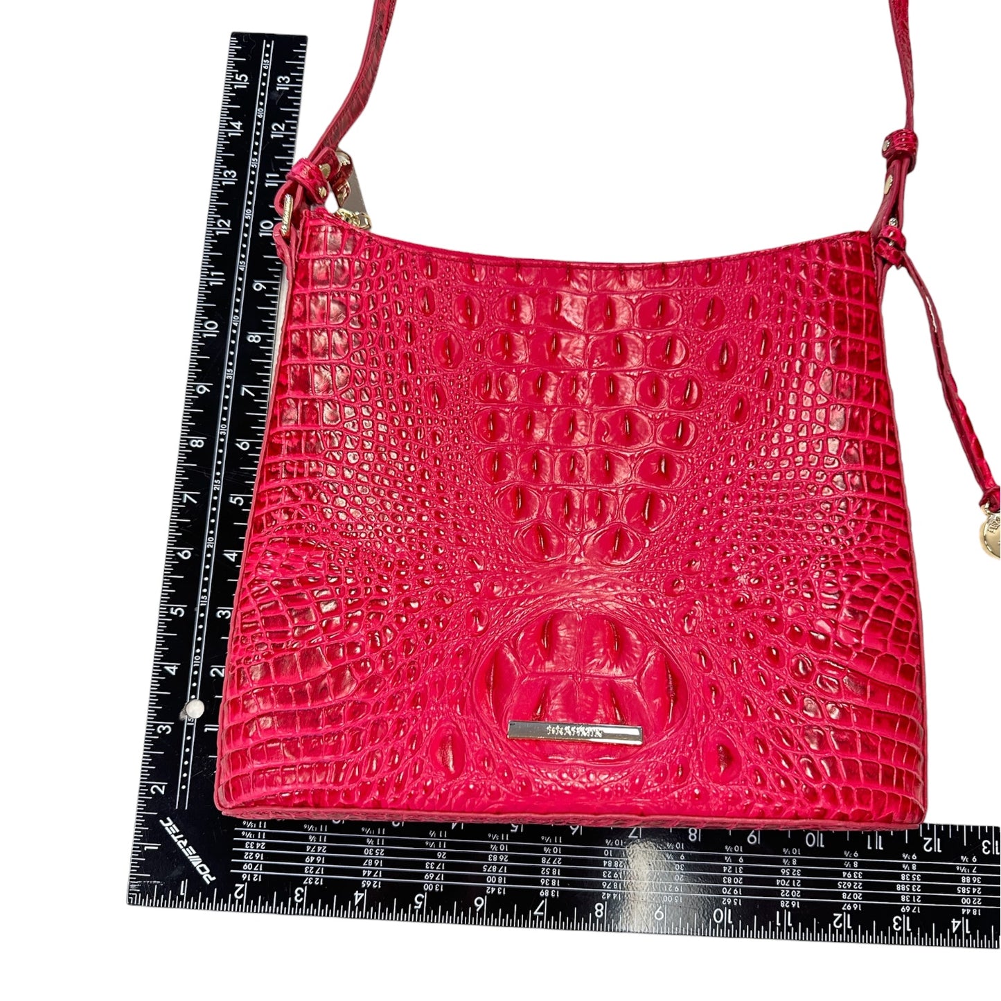 Crossbody Designer By Brahmin In Pink, Size:Medium