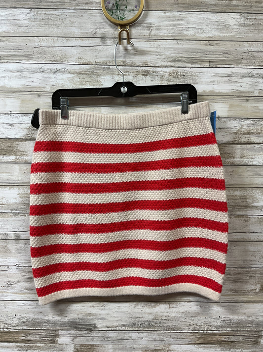 Skirt Mini & Short By A New Day In Red & Tan, Size:M