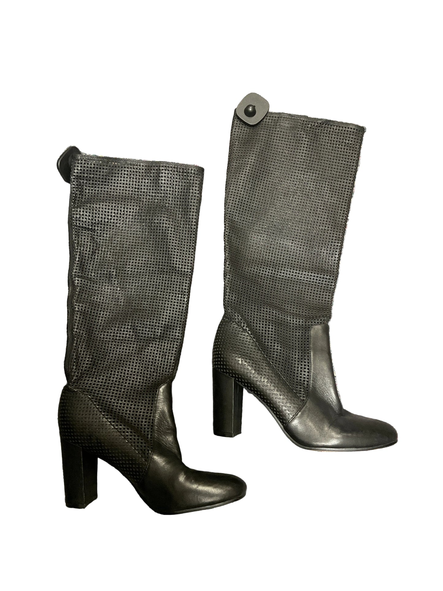 Boots Knee Heels By Vince Camuto In Black, Size:7.5