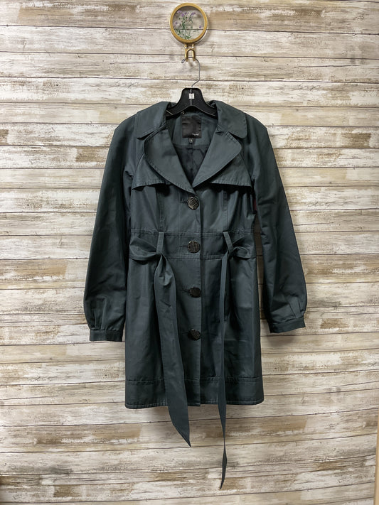 Coat Trench Coat By Cmc In Grey, Size:0
