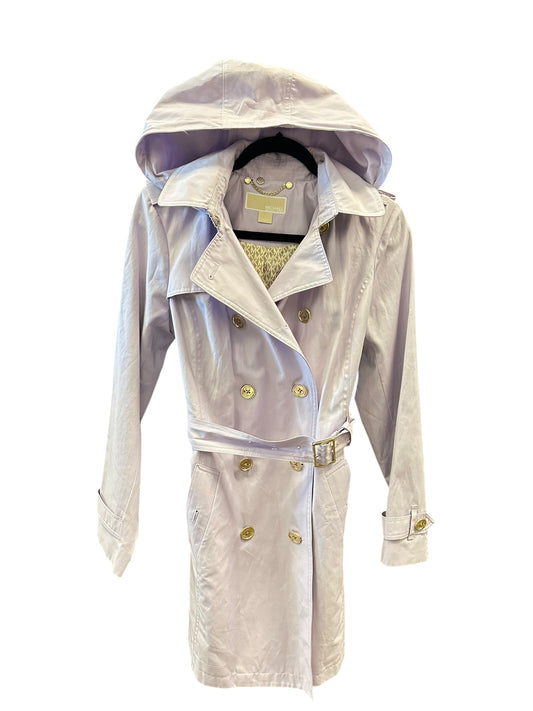 Coat Trench Coat By Michael By Michael Kors In Purple, Size:S