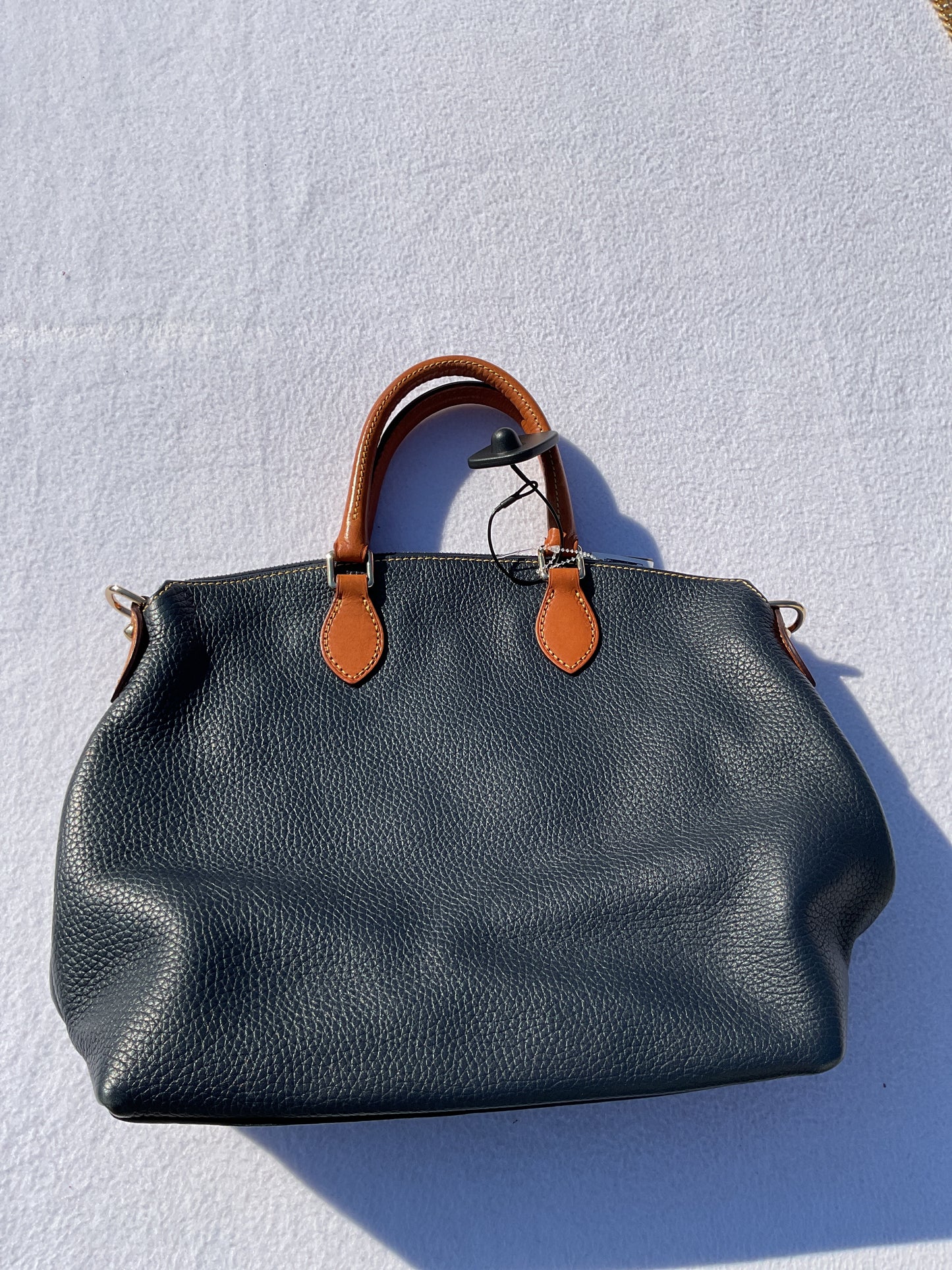 Handbag Designer By Dooney And Bourke In Navy, Size:Medium