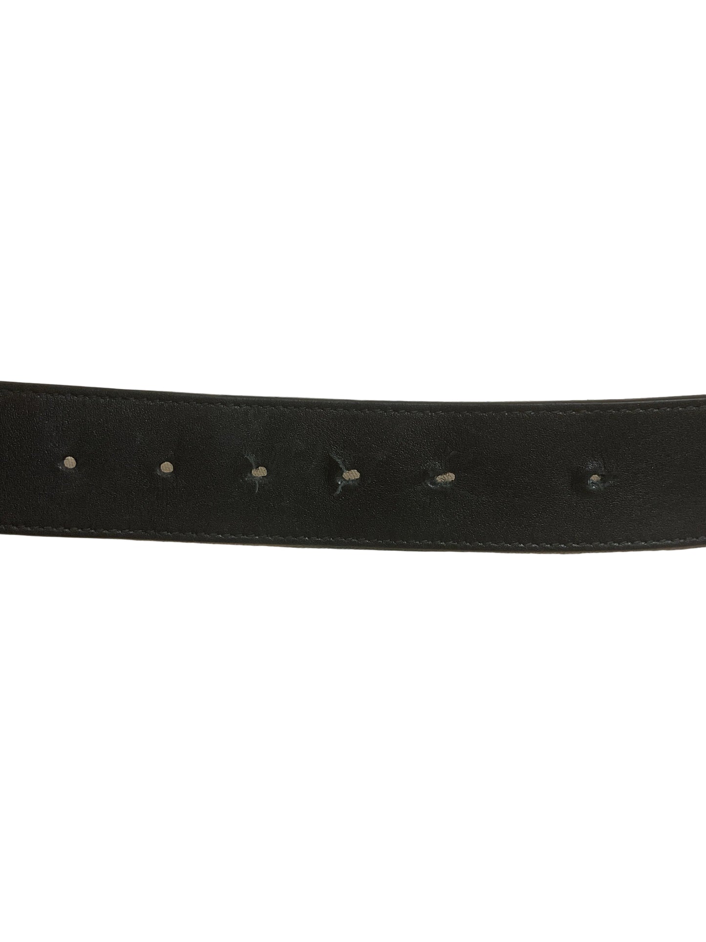 Belt Luxury Designer By Gucci In Black, Size: