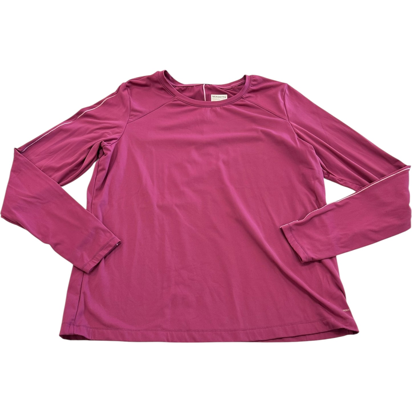 Athletic Top Ls Crewneck By Mondetta In Purple, Size:L