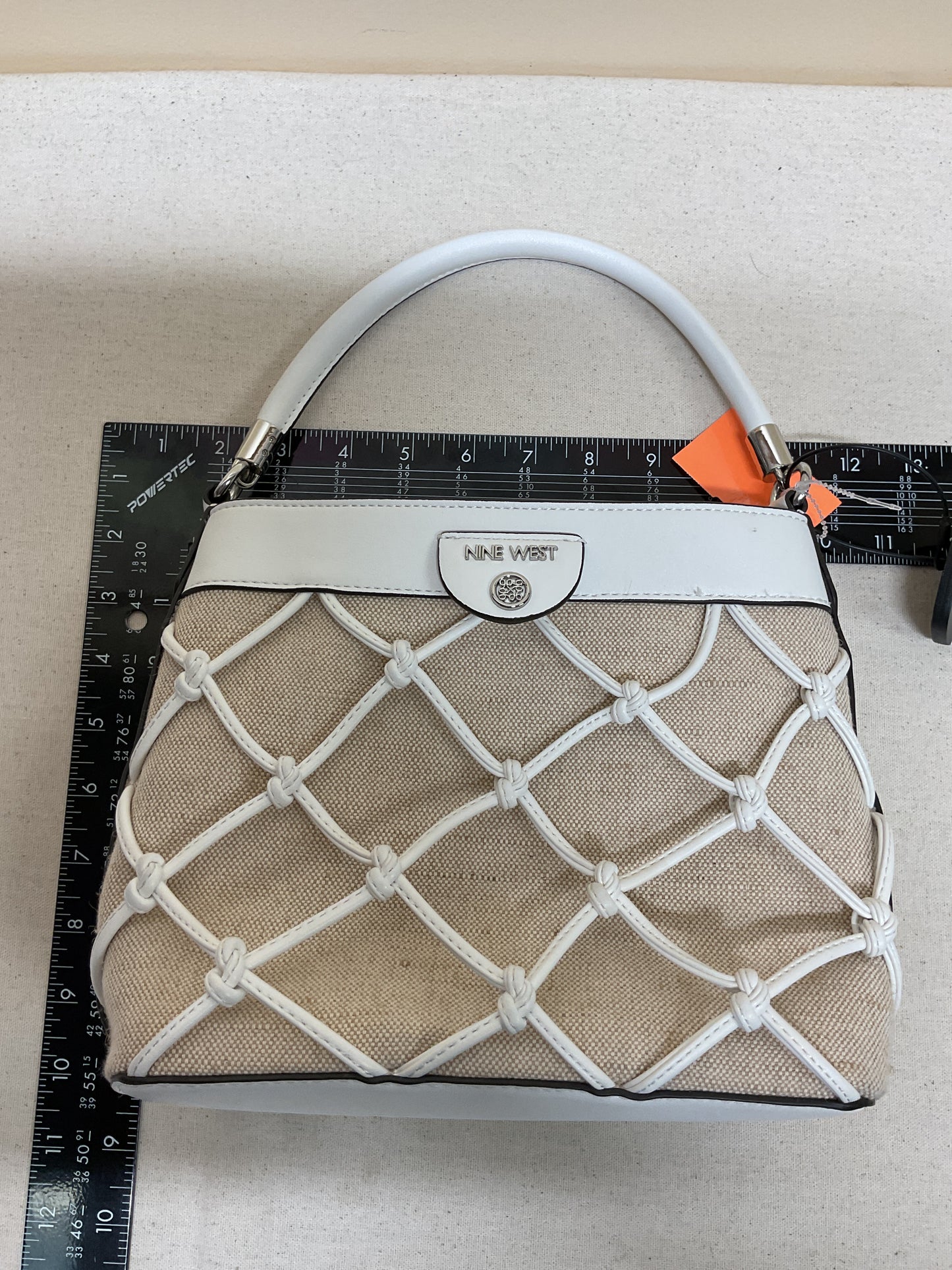 Handbag By Nine West In White, Size:Small