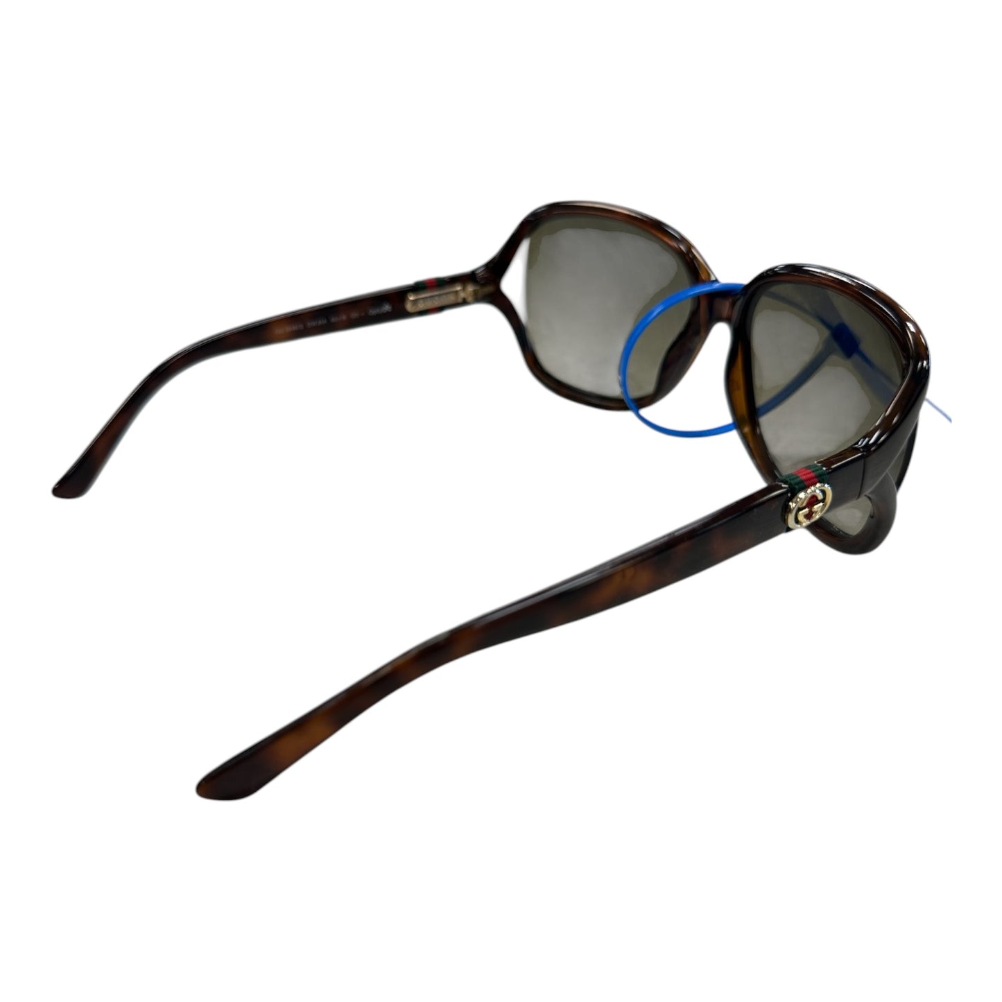 Sunglasses Luxury Designer By Gucci In Brown, Size: