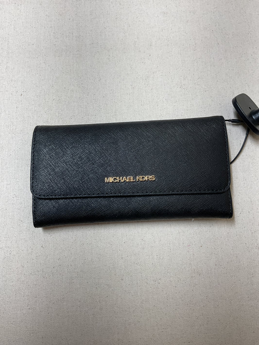 Wallet Designer By Michael Kors In Black, Size:Medium
