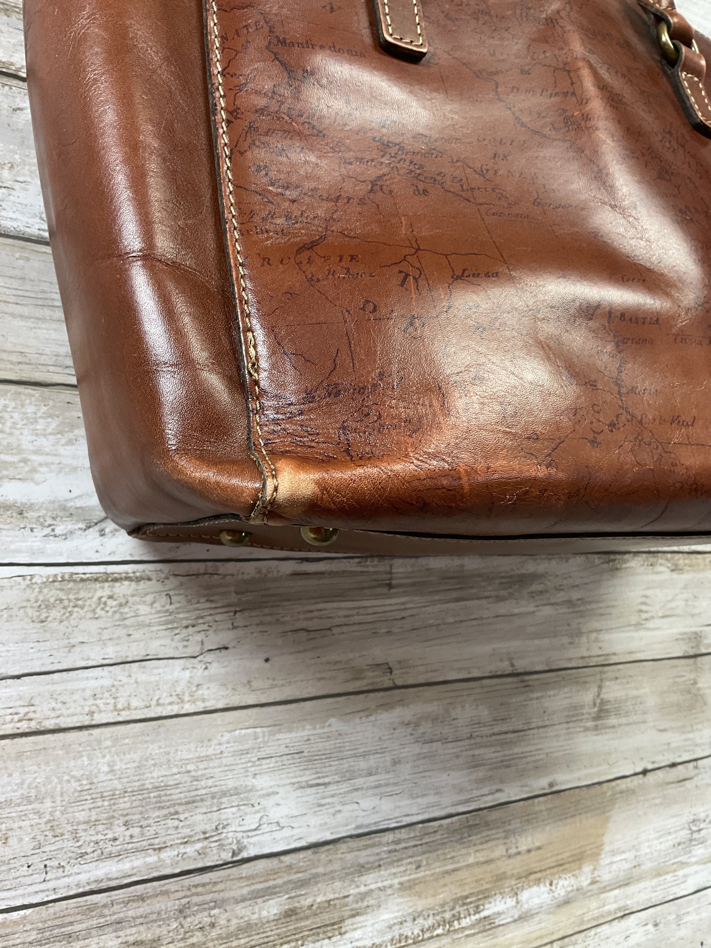 Handbag Designer By Patricia Nash In Brown, Size:Large