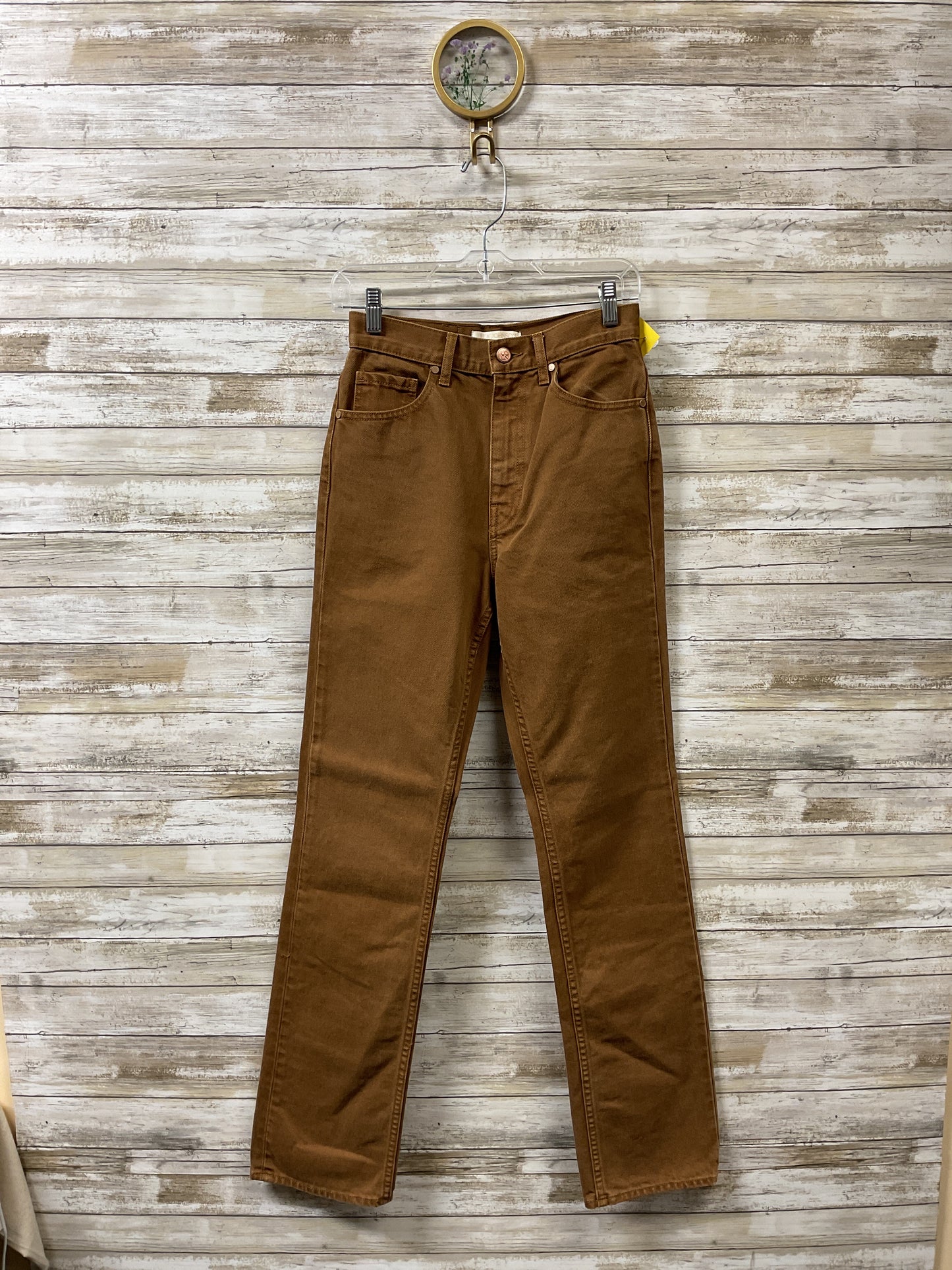 Jeans Straight By Ulla Johnson In Tan, Size:0