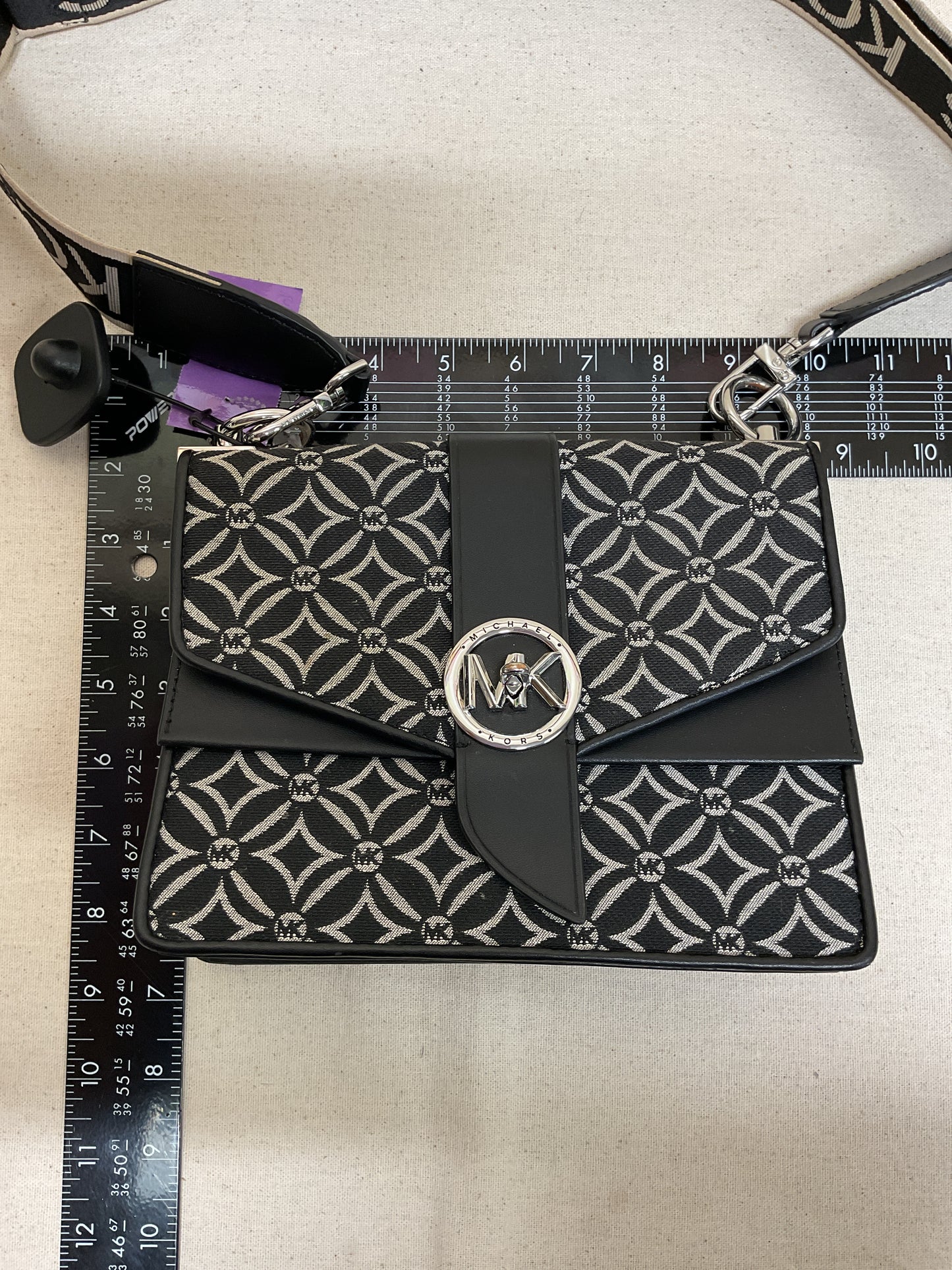 Handbag Designer By Michael Kors In Black, Size:Medium