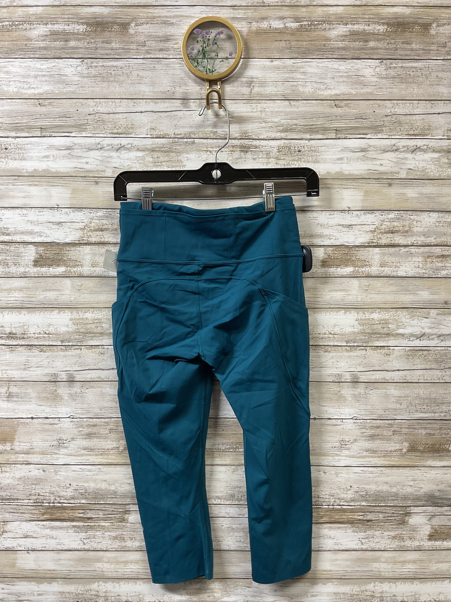 Athletic Capris By Lululemon In Blue, Size:6