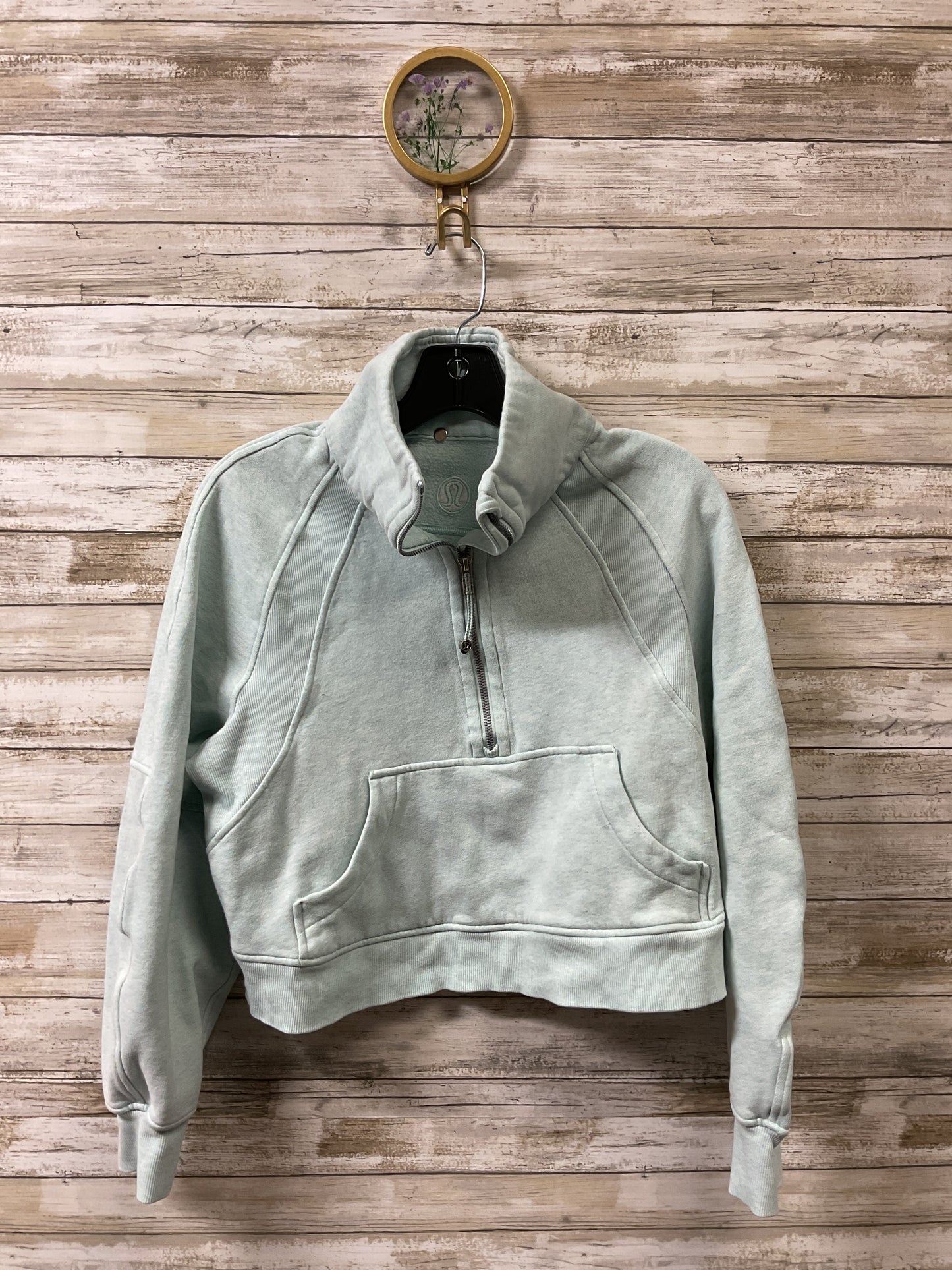 Athletic Sweatshirt Collar By Lululemon In Blue, Size:Xs