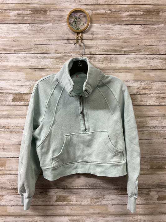 Athletic Sweatshirt Collar By Lululemon In Blue, Size:Xs