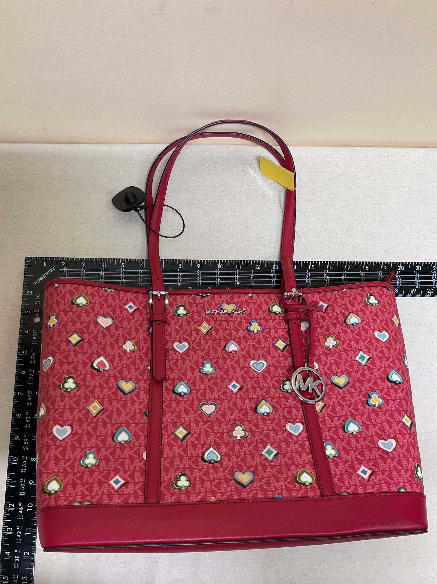 Handbag Designer By Michael Kors In Pink, Size:Large