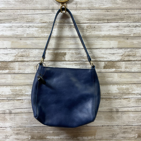 Handbag Leather By Cma In Blue, Size:Medium