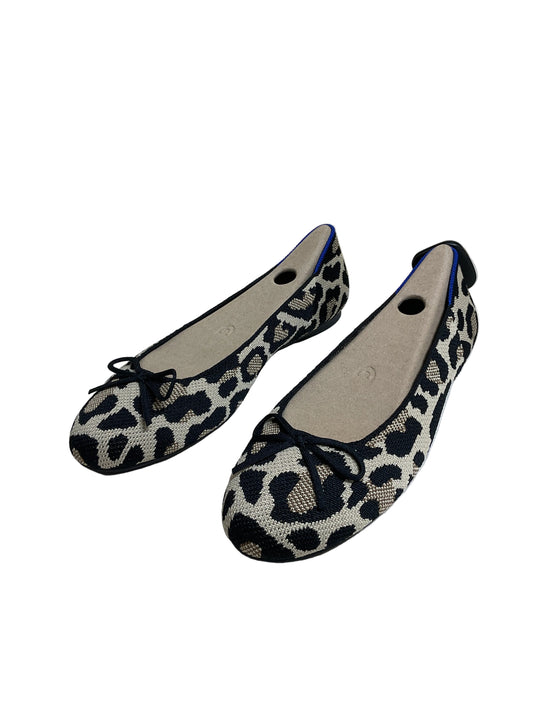 Shoes Flats By Rothys In Animal Print, Size:9