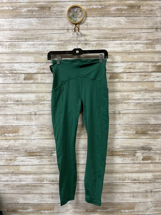 Athletic Leggings By Lululemon In Green, Size:6