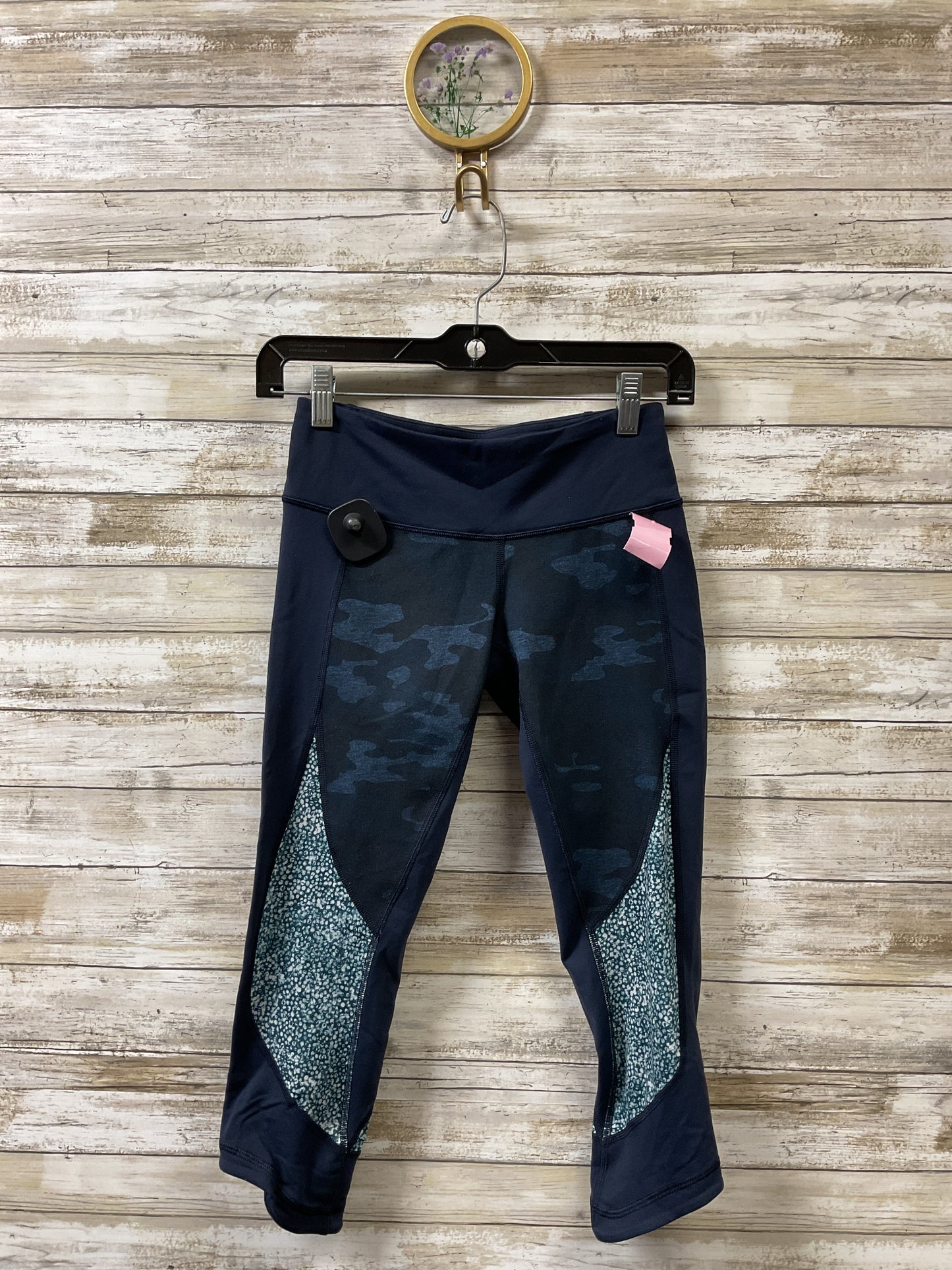 Athletic Leggings By Lululemon In Blue, Size:4