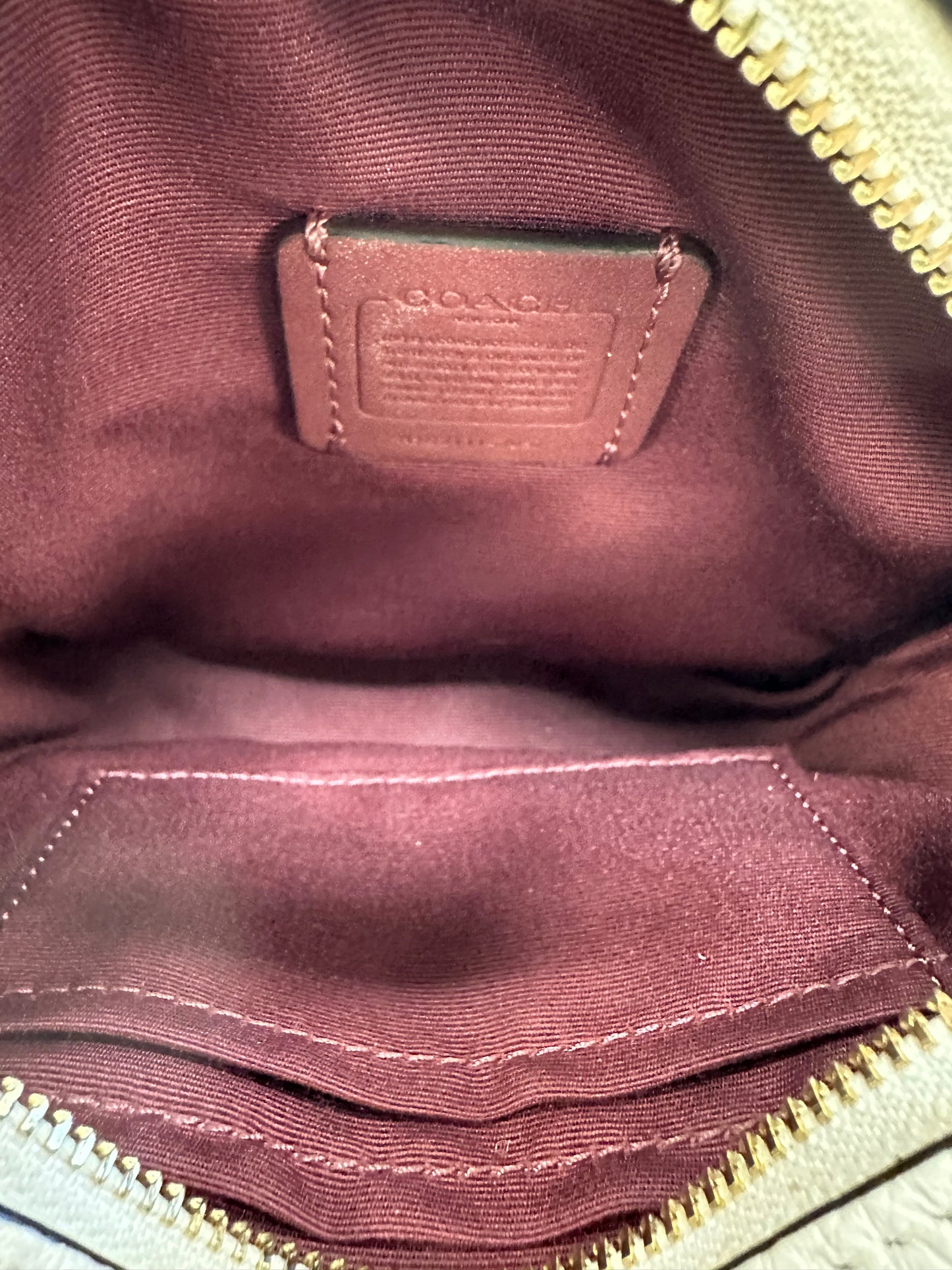 Crossbody Designer By Coach, Size: Small
