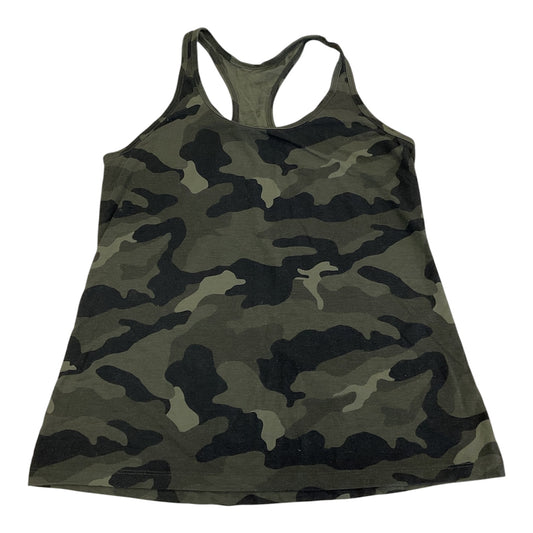 Athletic Tank Top By Old Navy In Camouflage Print, Size:M