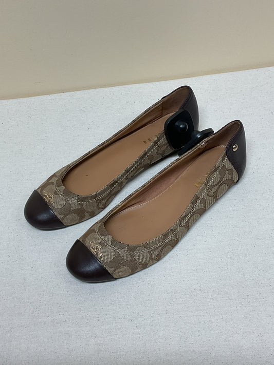 Shoes Designer By Coach In Brown, Size:8