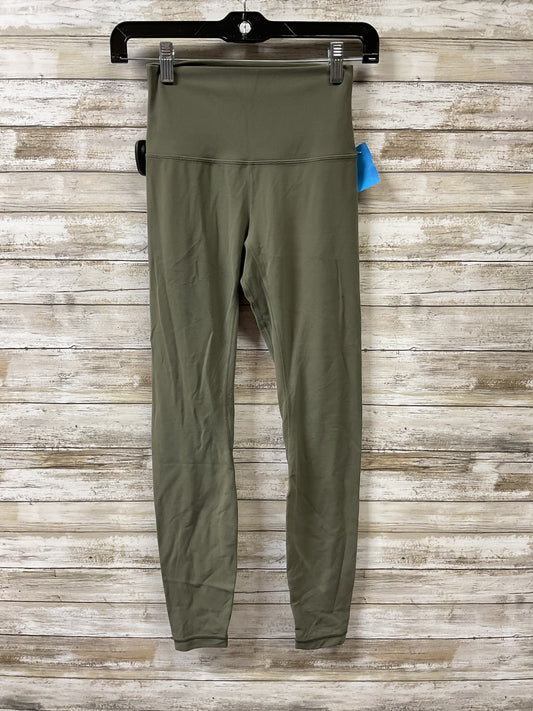 Athletic Leggings By Lululemon In Green, Size:4