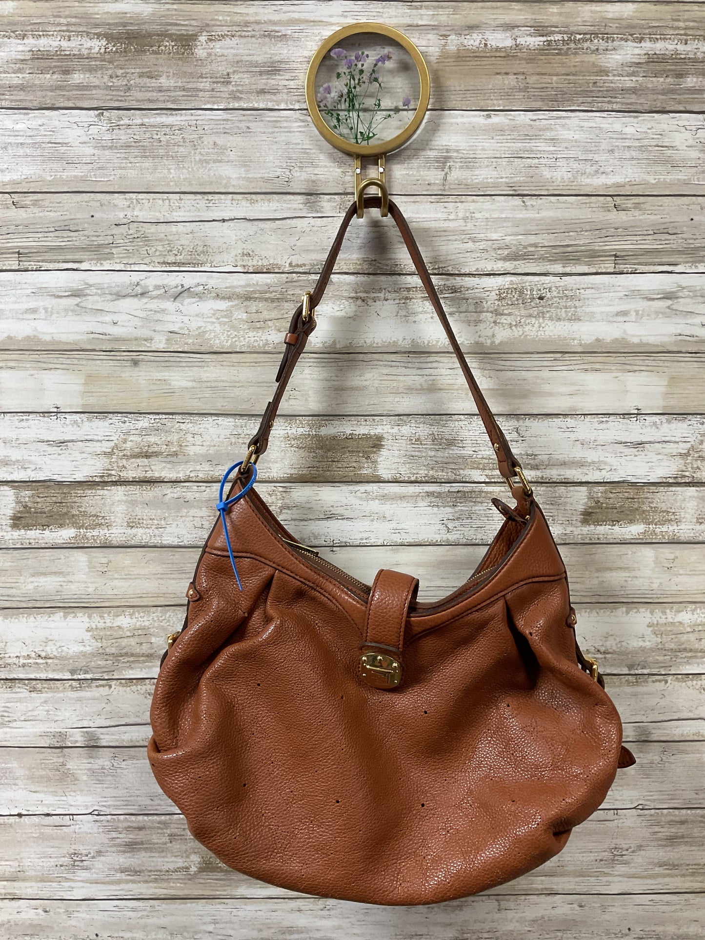 Handbag Luxury Designer By Louis Vuitton In Brown, Size:Medium