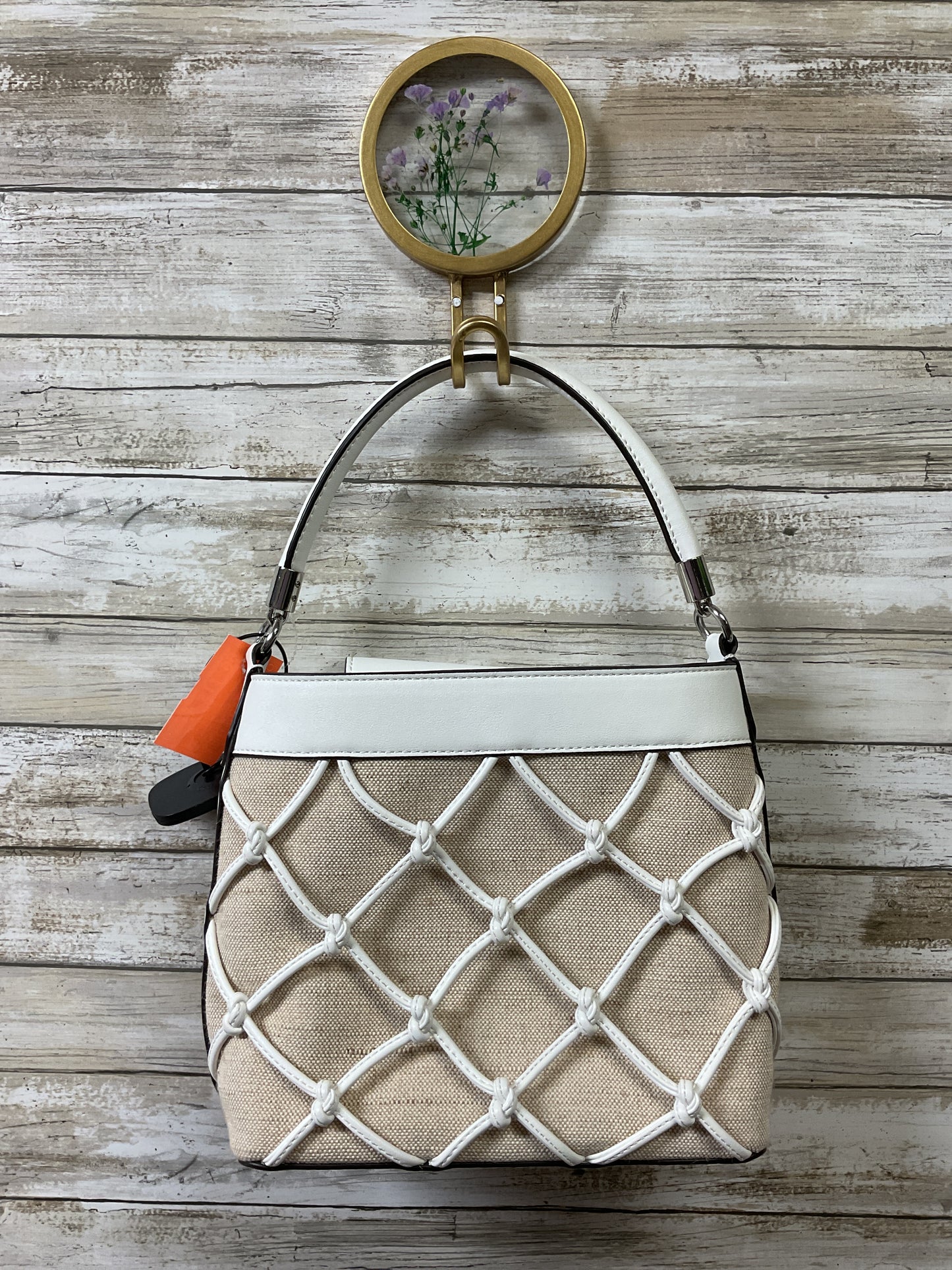 Handbag By Nine West In White, Size:Small