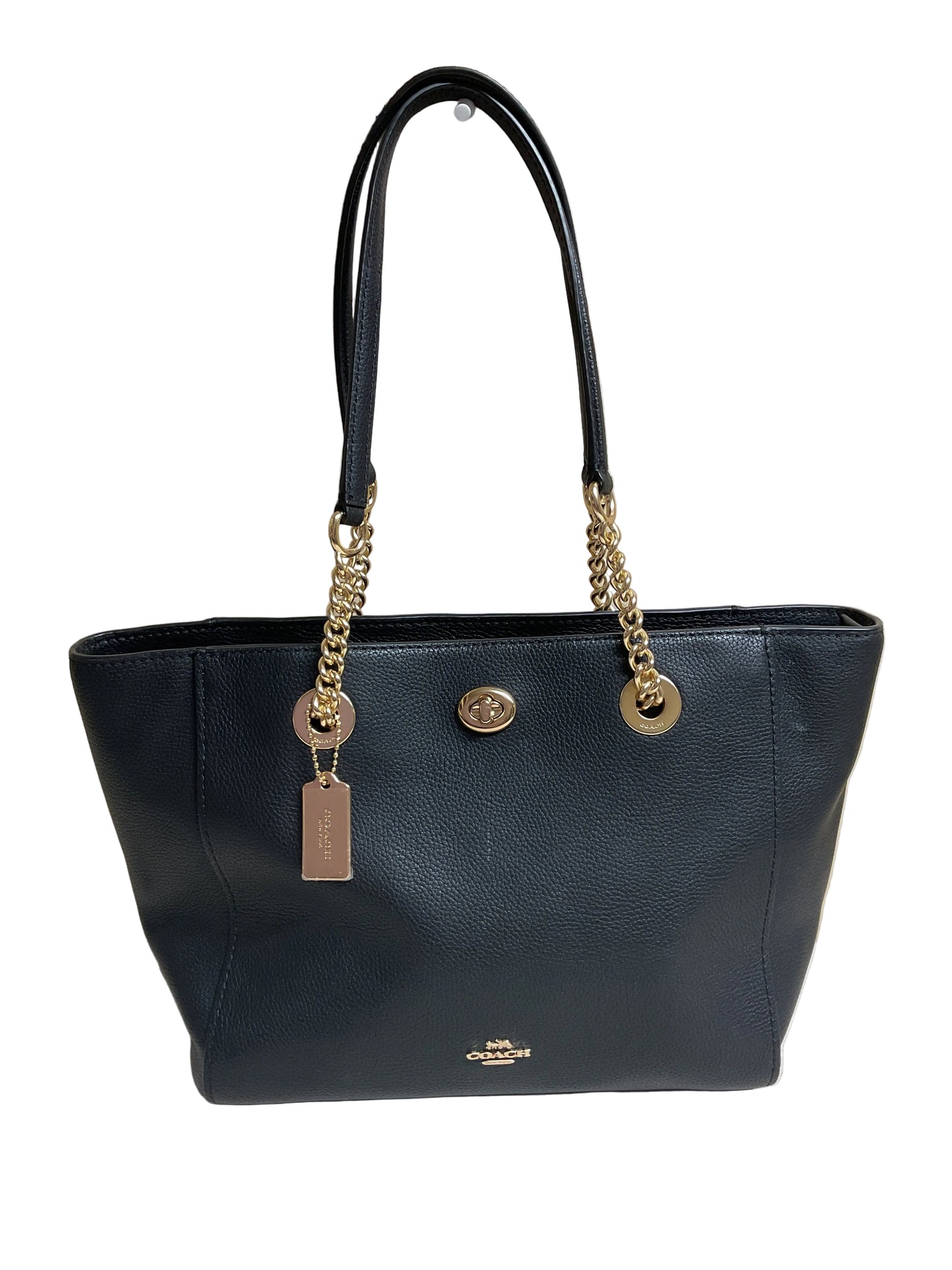 Tote Designer By Coach In Black, Size:Medium