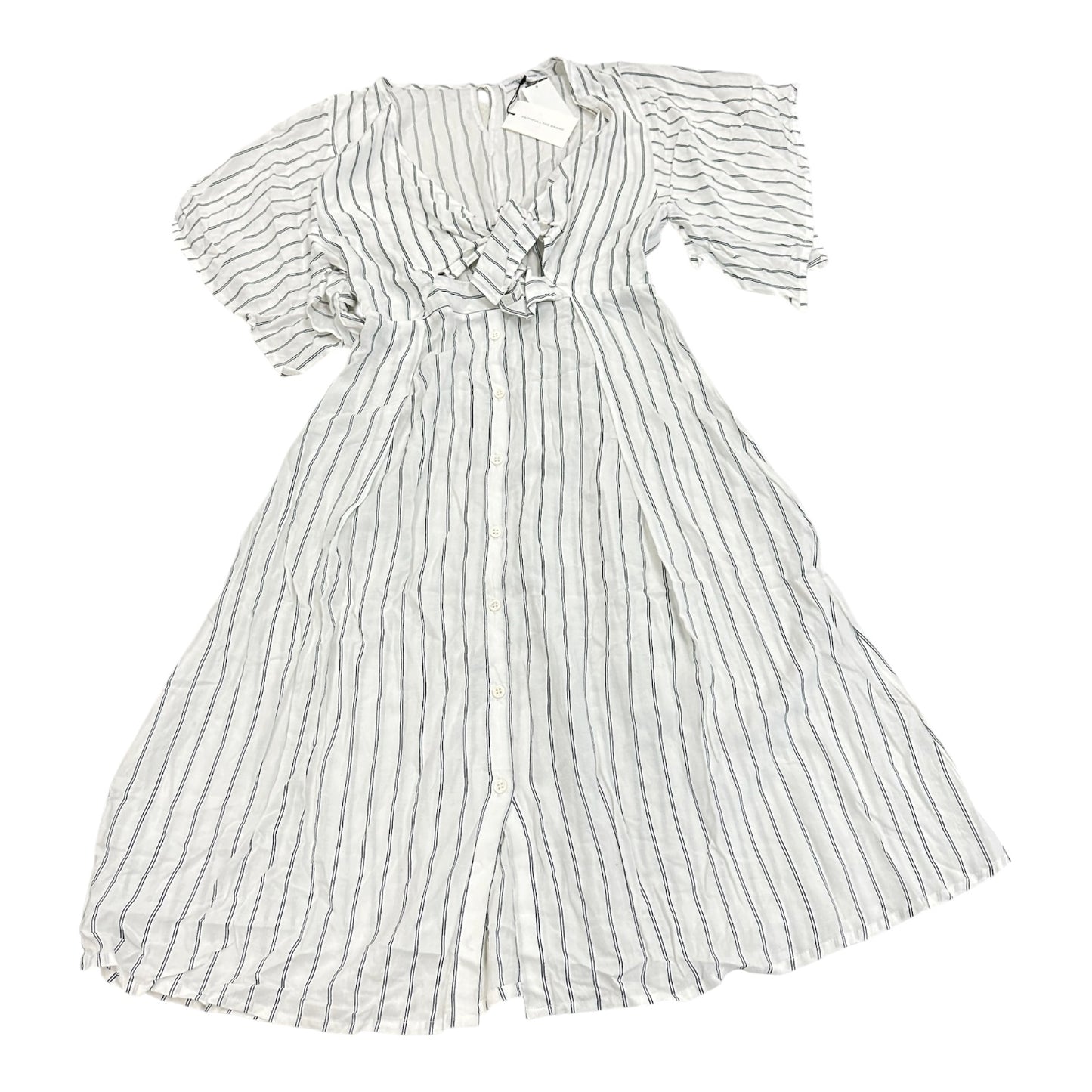 Dress Casual Midi By Faithfull The Brand In Striped Pattern, Size:S