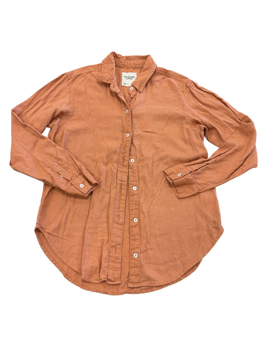 Top Ls By Abercrombie And Fitch In Orange, Size:S
