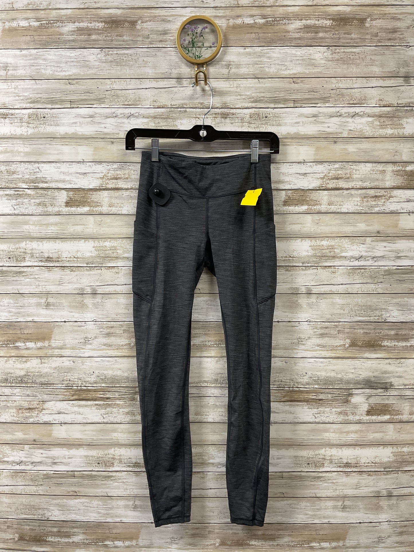 Athletic Leggings By Lululemon In Grey, Size:4