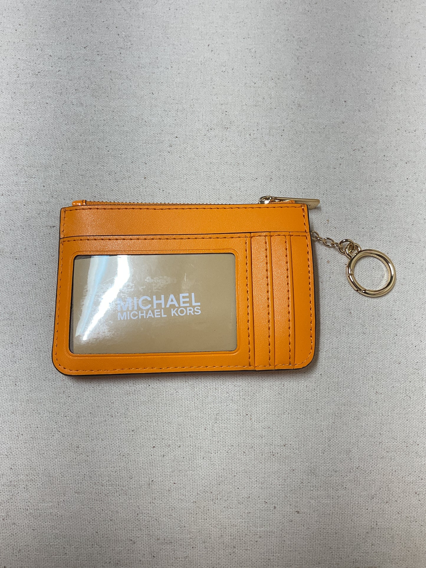 Wallet Designer By Michael Kors In Orange, Size:Small