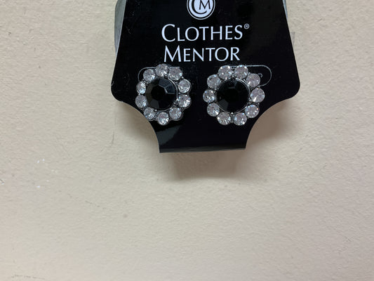 Earrings Stud By Clothes Mentor In Black & White