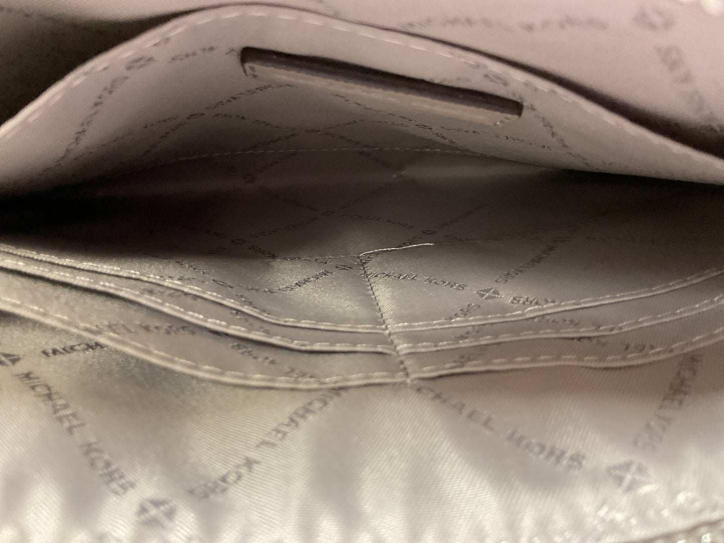 Wristlet Designer By Michael Kors In Grey, Size:Medium