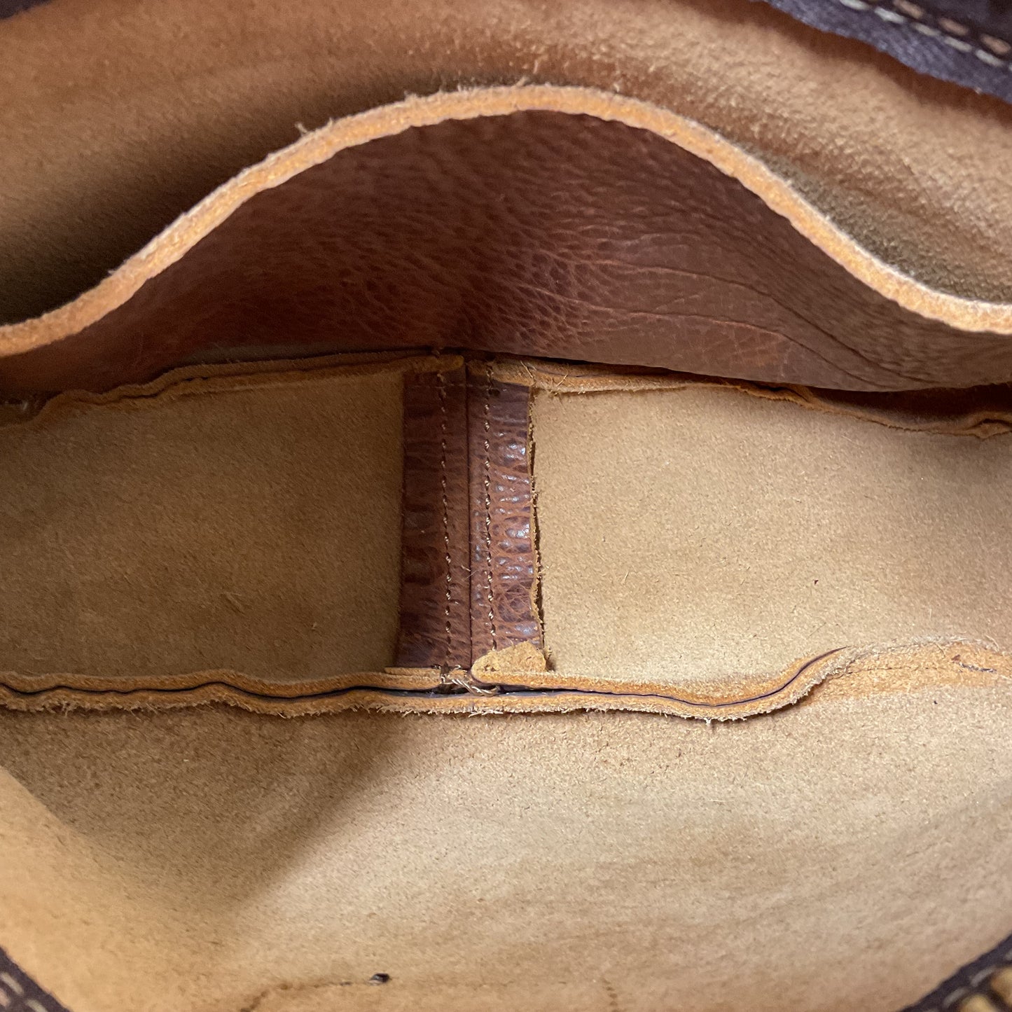Handbag Leather By Cma In Brown, Size:Medium