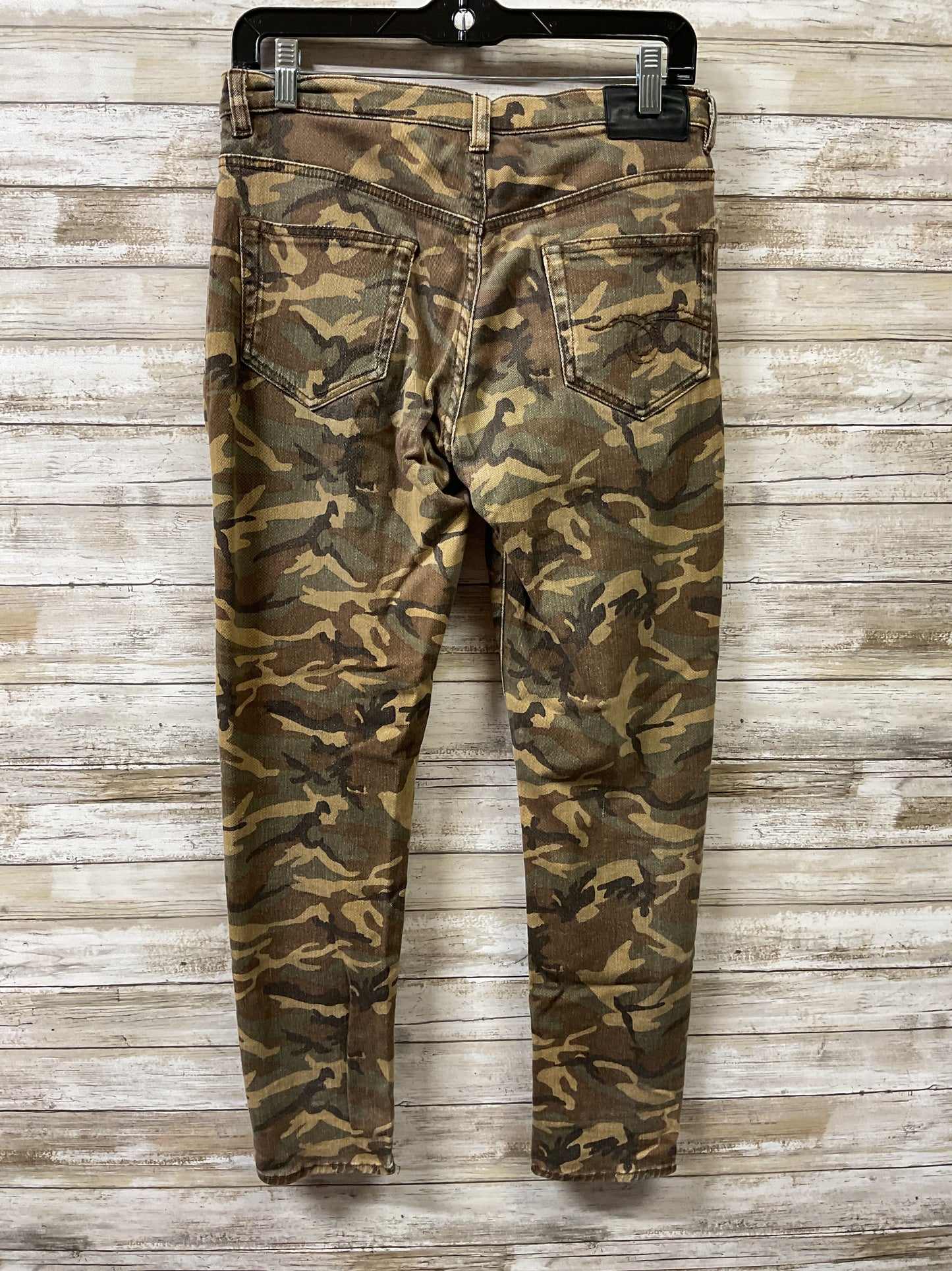 Jeans Straight By Cmb In Camouflage Print, Size:0