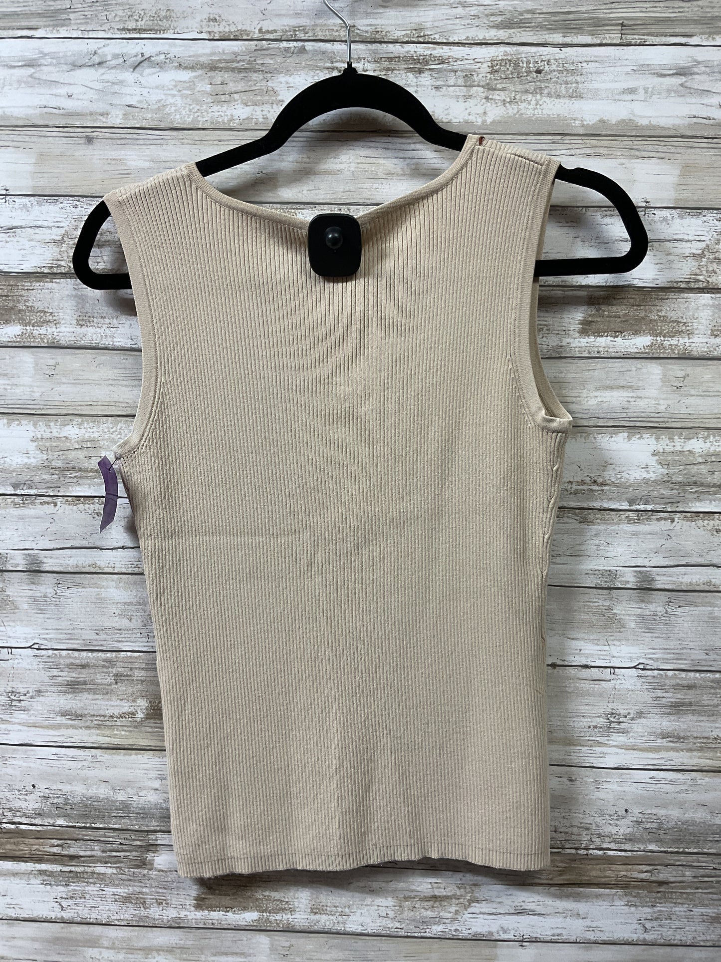 Top Sleeveless By Belldini In Tan, Size:L