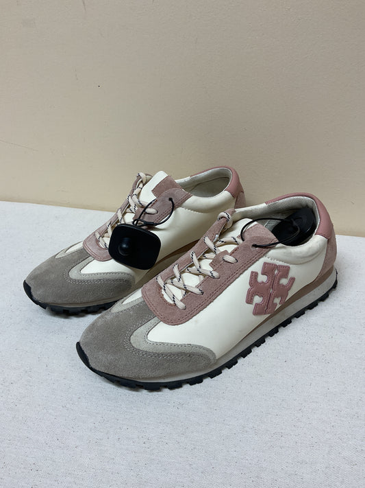 Shoes Designer By Tory Burch In Pink & Tan, Size:8.5