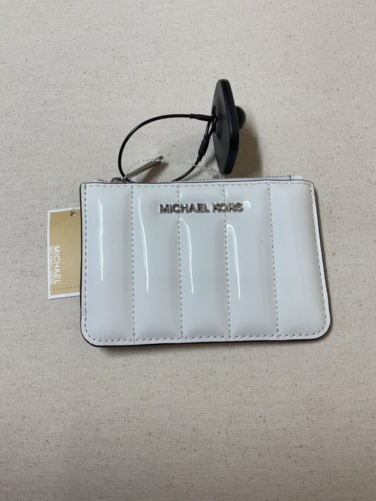 Wallet Designer By Michael Kors In White, Size:Small