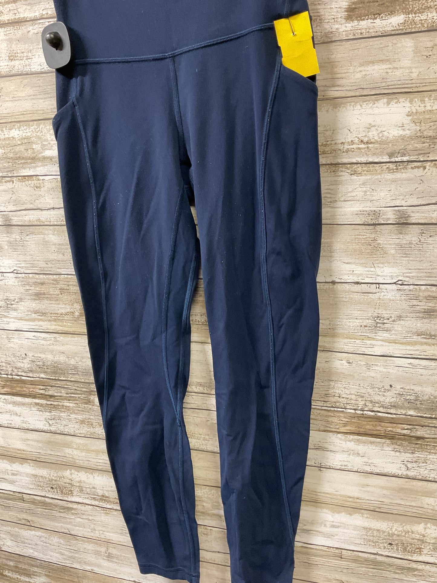 Athletic Leggings By Lululemon In Navy, Size:4