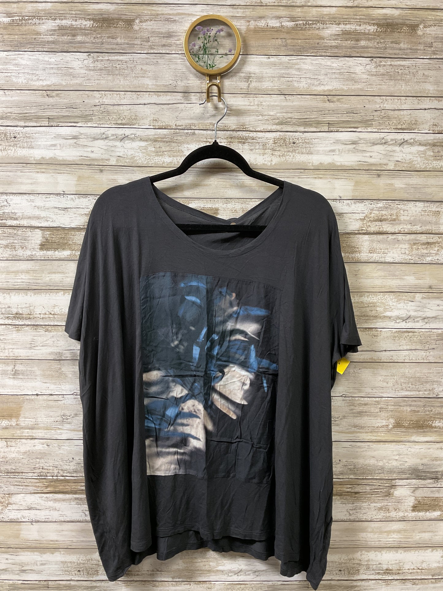 Top Ss Designer By All Saints In Black & Blue, Size:S