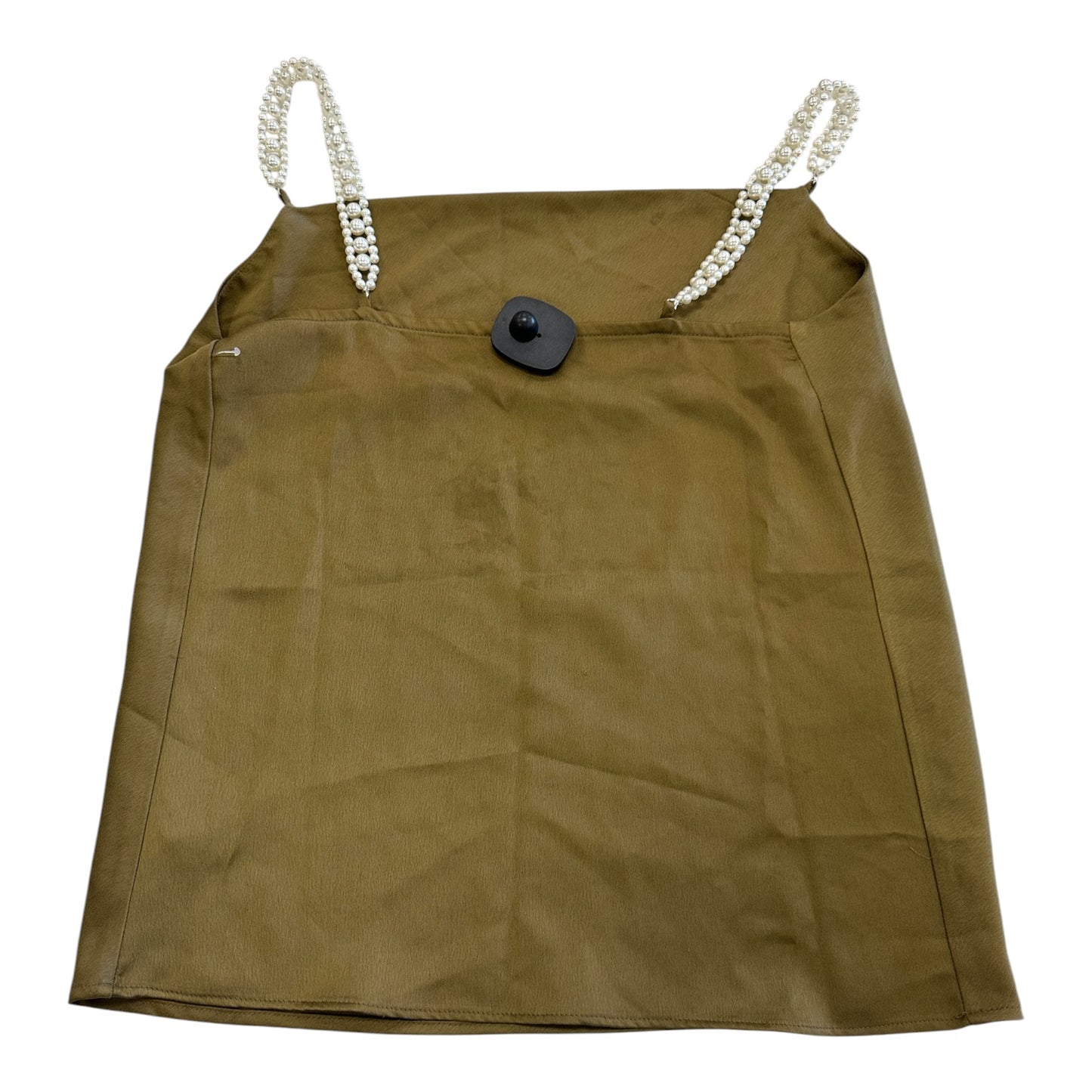 Top Sleeveless By River Island In Green, Size:6