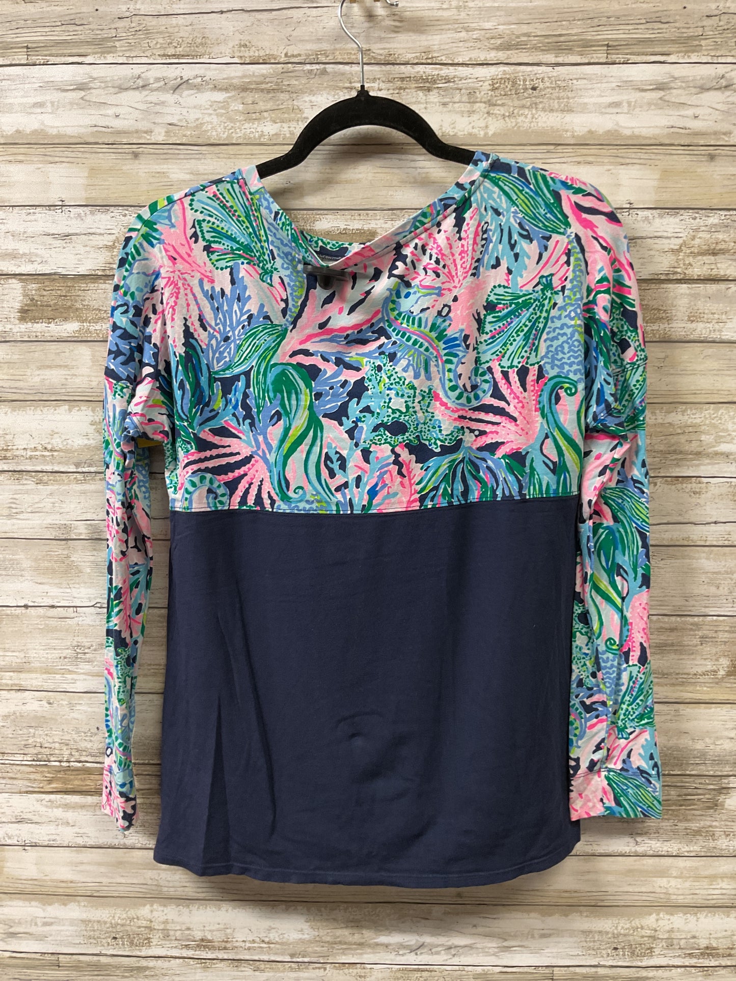 Top Ls Designer By Lilly Pulitzer In Navy, Size:Xs