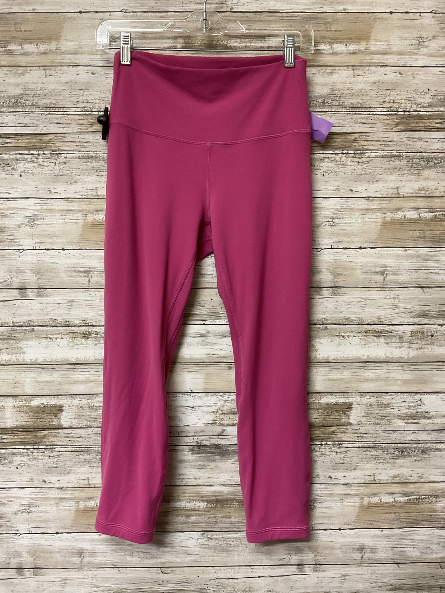Athletic Leggings By Lululemon In Pink, Size:8